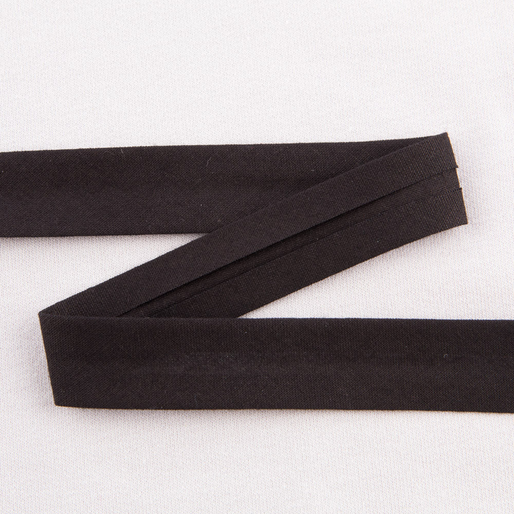 Bias Tape Baumwolle Schwarz 18 mm - Ribes y Casals