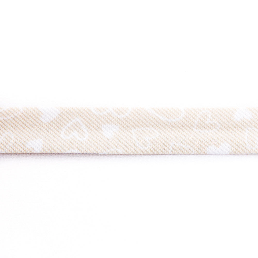 Bias Tape Beige Herzen 18 mm - Ribes y Casals