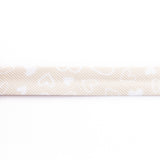 Bias Tape Beige Herzen 18 mm - Ribes y Casals
