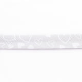 Bias-Band Herzen Grau 18 mm - Ribes y Casals