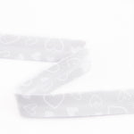 Bias-Band Herzen Grau 18 mm - Ribes y Casals