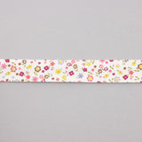 Fuchsia Flower Bias Tape 18 mm - Ribes y Casals