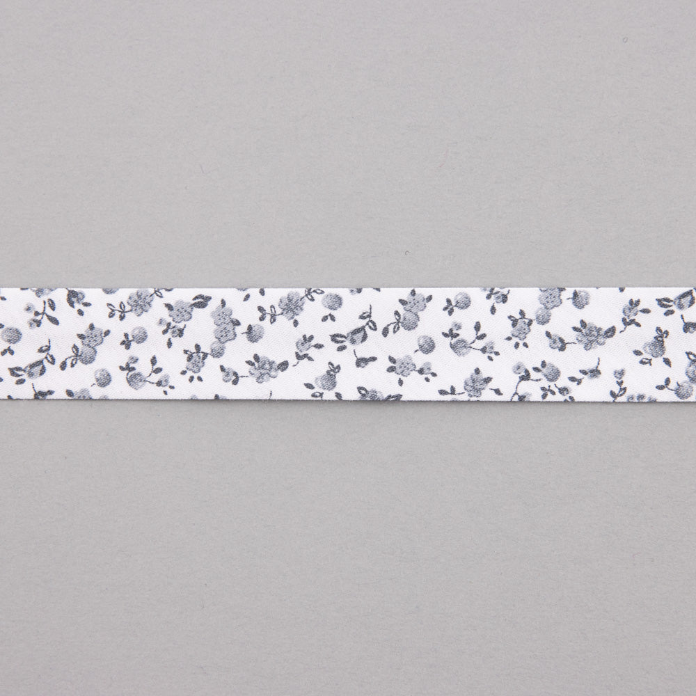 Graues Blumen-Basistape 18 mm - Ribes y Casals