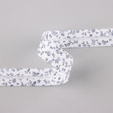 Graues Blumen-Basistape 18 mm - Ribes y Casals