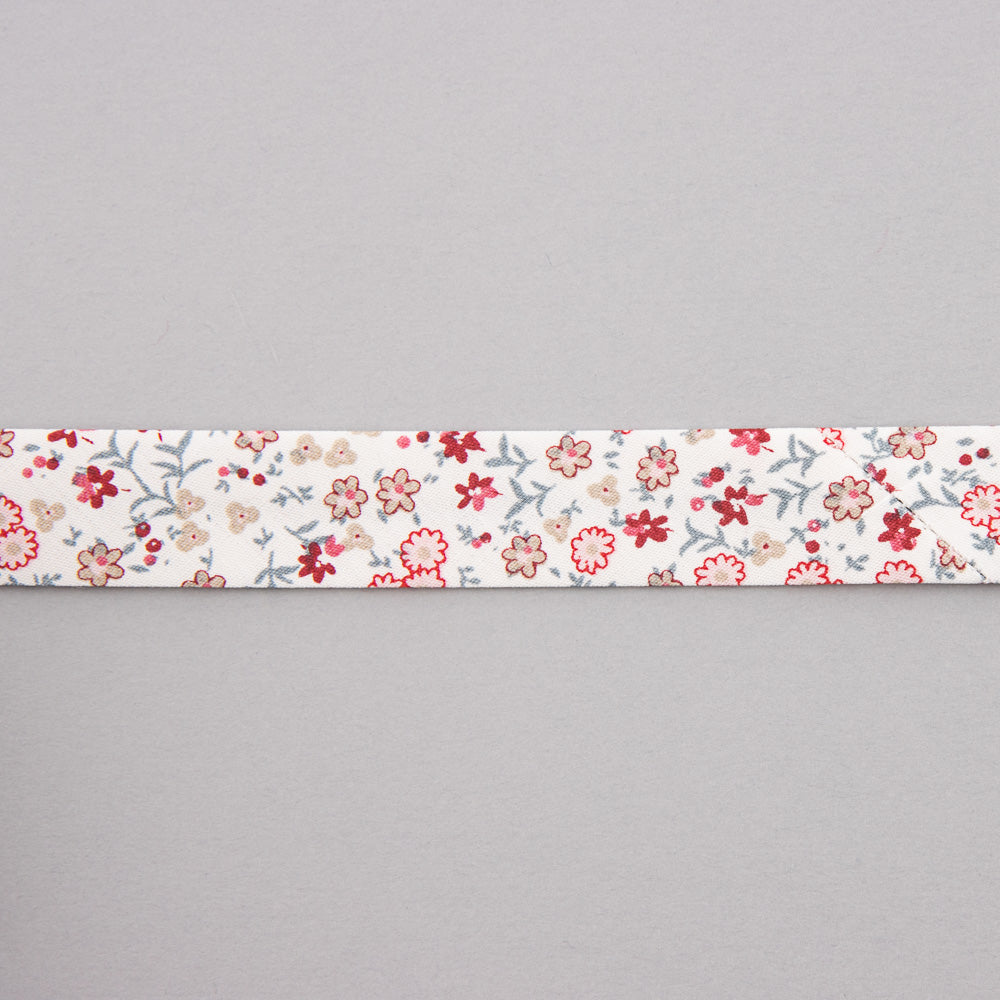 Rosa Blume Bias Tape 18 mm - Ribes y Casals