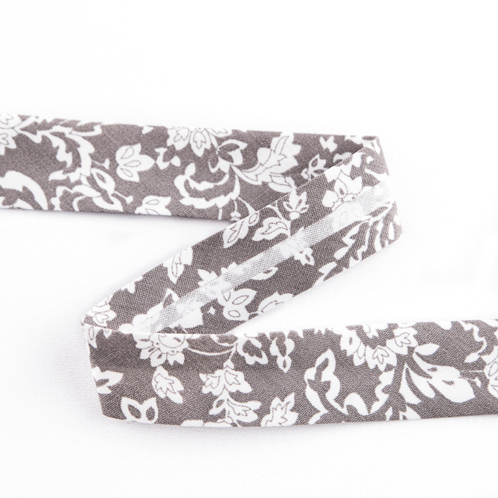Bias-Band Garten Grau 18 mm - Ribes y Casals