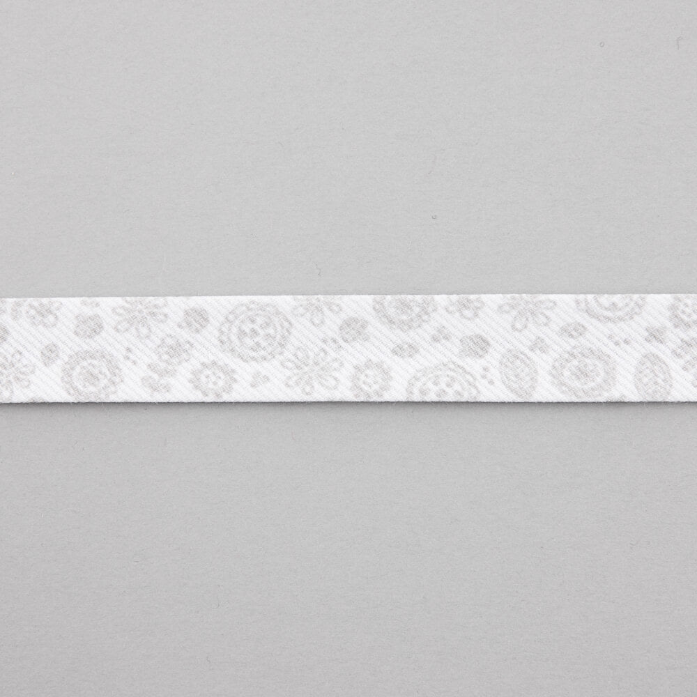 Bias-Tape-Bögen Grau 18 mm - Ribes y Casals