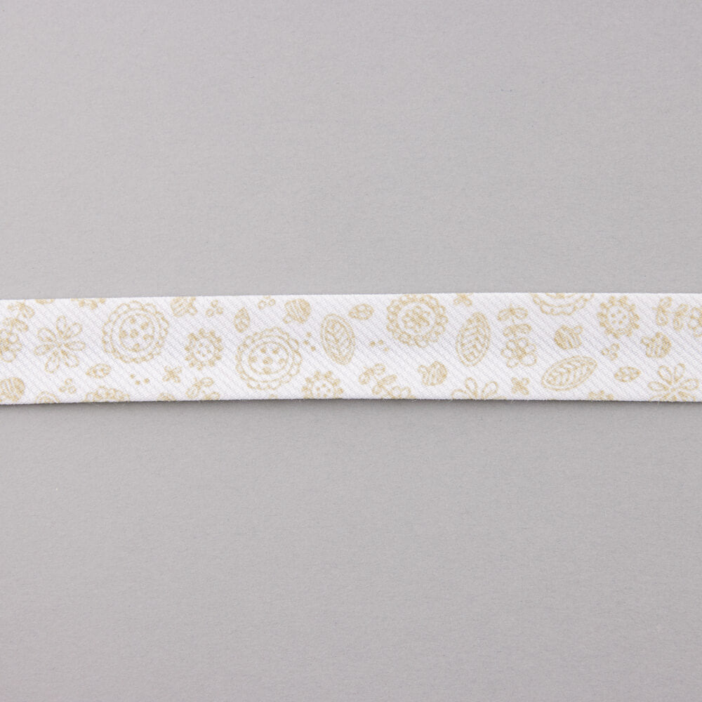 Bias Tape Beige Bögen 18 mm - Ribes y Casals