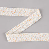 Bias Tape Giraffen Blau-Koralle 30mm - Ribes y Casals