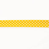 Bias Tape Polka Dots Gelb 18mm - Ribes y Casals