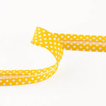 Bias Tape Polka Dots Gelb 18mm - Ribes y Casals