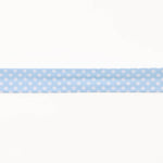 Bias Tape Polka Dots Hellblau 18mm - Ribes y Casals