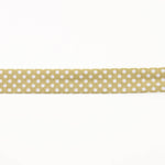 Bias Tape Polka Dots Beige 18mm - Ribes y Casals