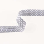 Bias Tape Polka Dots Grau 18mm - Ribes y Casals