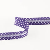 Bias Tape Polka Dots Lila 18mm - Ribes y Casals