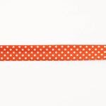 Bias Tape Polka Dots Orange 18mm - Ribes y Casals