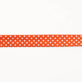Bias Tape Polka Dots Orange 18mm - Ribes y Casals