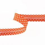 Bias Tape Polka Dots Orange 18mm - Ribes y Casals