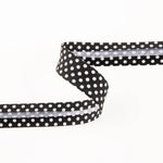Bias Tape Polka Dots Schwarz 18mm - Ribes y Casals