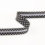 Bias Tape Polka Dots Schwarz 18mm - Ribes y Casals