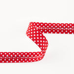 Bias Tape Rote Tupfen 18mm - Ribes y Casals