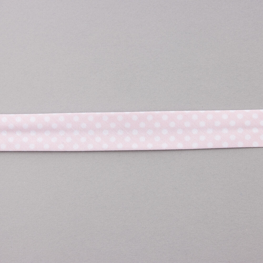 Bias Tape Rosa Polka Dots 18mm - Ribes y Casals