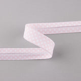 Bias Tape Rosa Polka Dots 18mm - Ribes y Casals