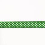Bias Tape Grün Polka Dots 18mm - Ribes y Casals