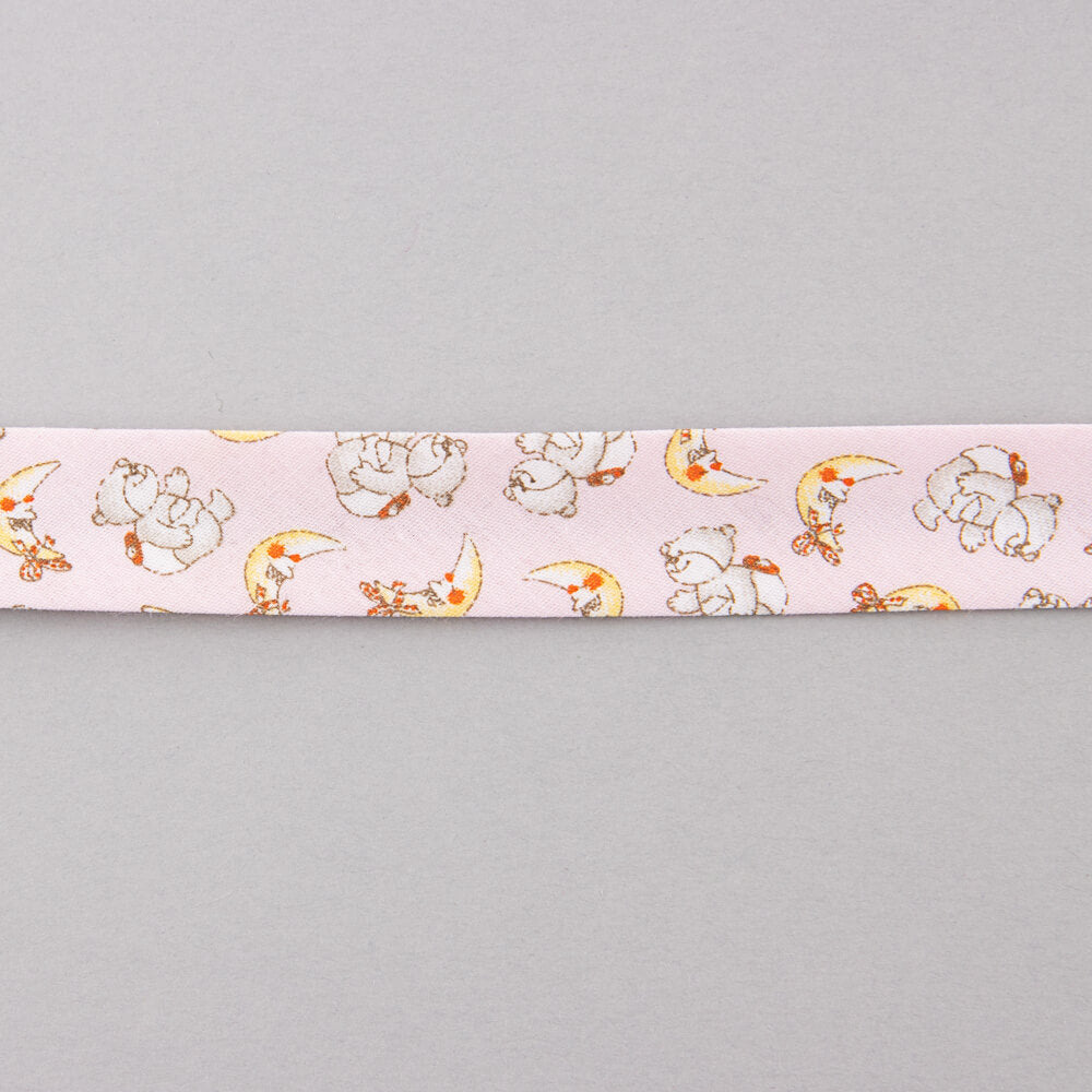 Bias Tape Rosa Punkte 18 mm - Ribes y Casals