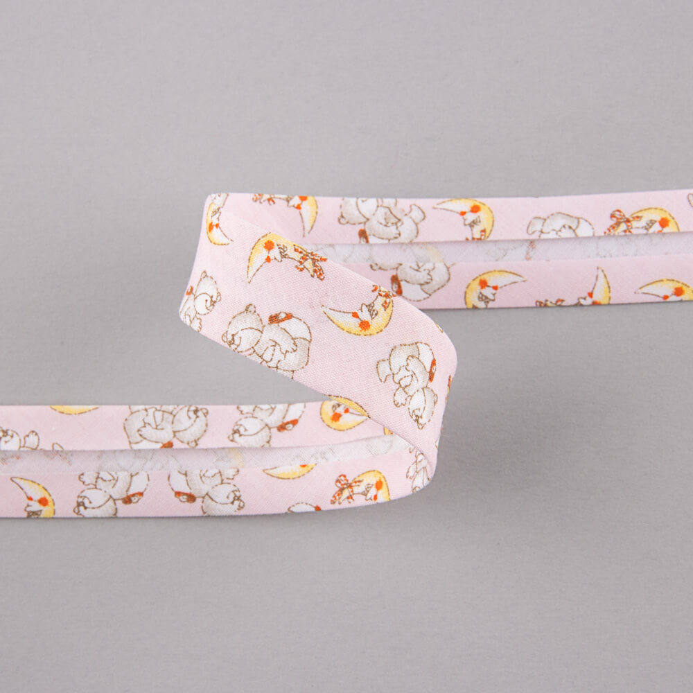 Bias Tape Rosa Punkte 18 mm - Ribes y Casals