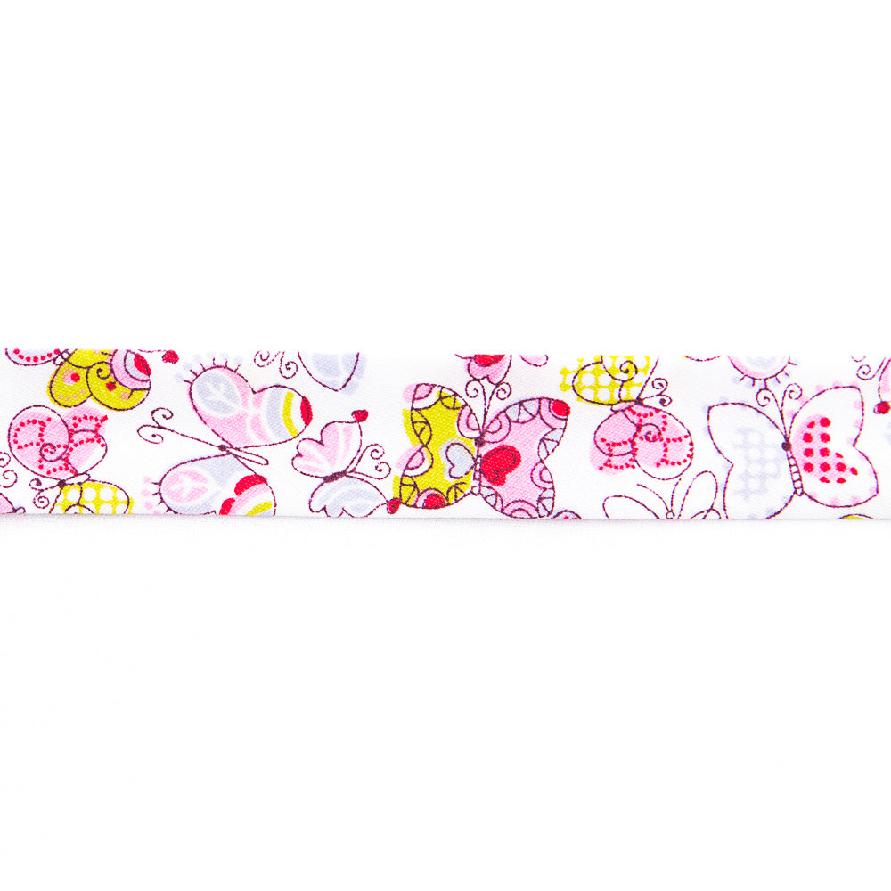 Bias-Band Schmetterlinge Rosa 18 mm - Ribes y Casals