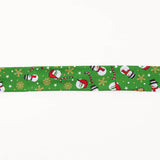 Bias Tape Weihnachtspuppen Grün 30mm - Ribes y Casals