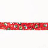 Bias Tape Weihnachtspuppen Rot 30mm - Ribes y Casals