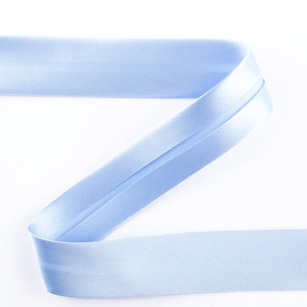 Satin Bias Tape Hellblau 30 mm - Ribes y Casals