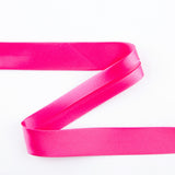 Fuchsia Satin Bias-Band 18 mm - Ribes y Casals