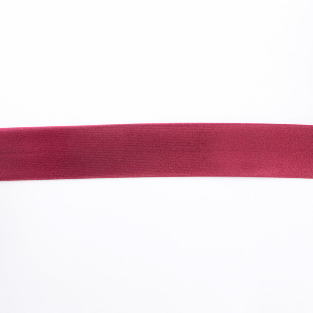 Satin-Bias-Band Granat 30 mm - Ribes y Casals