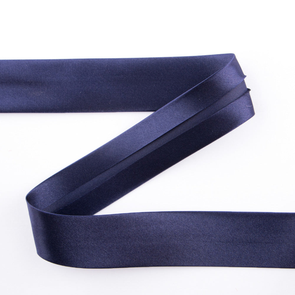 Marineblaues Satin-Basistape 30 mm - Ribes y Casals