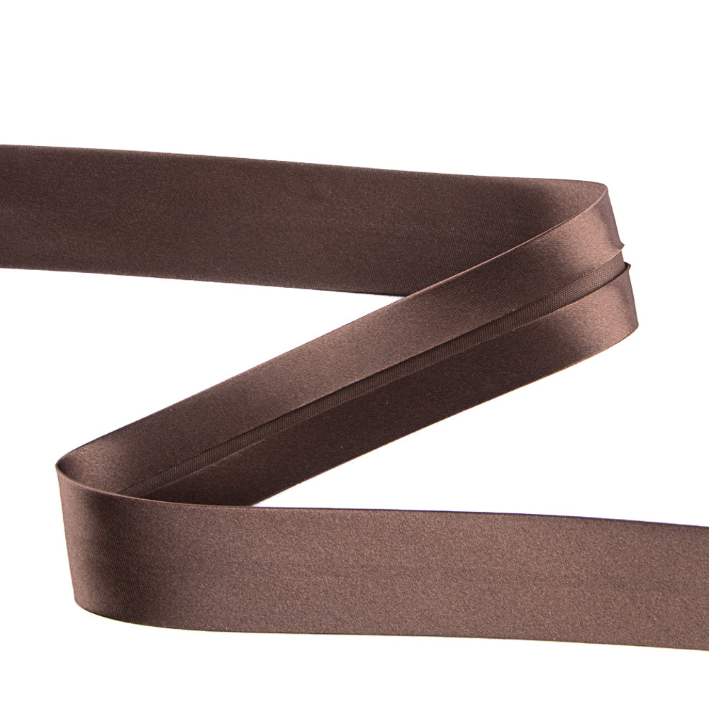 Satin Bias Tape Braun 18 mm - Ribes y Casals