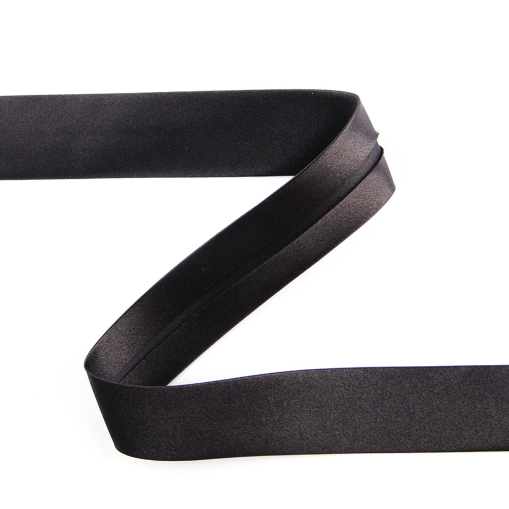 Satin Bias Tape Schwarz 30 mm - Ribes y Casals