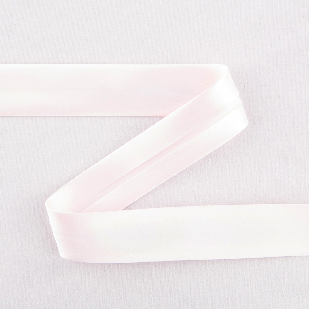 Satin Bias Tape Lachs 30 mm - Ribes y Casals