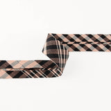 Rustikales kariertes Bias-Band 30mm - Ribes y Casals