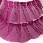 Plissiertes Garrucha-Band 6 cm Buganvilla - Ribes y Casals