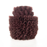 Garrucha Plissee-Band 6 cm Dunkel Bordeaux - Ribes y Casals