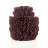 Garrucha Plissee-Band 6 cm Dunkel Bordeaux - Ribes y Casals