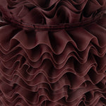 Garrucha Plissee-Band 6 cm Dunkel Bordeaux - Ribes y Casals