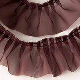 Garrucha Plissee-Band 6 cm Dunkel Bordeaux - Ribes y Casals