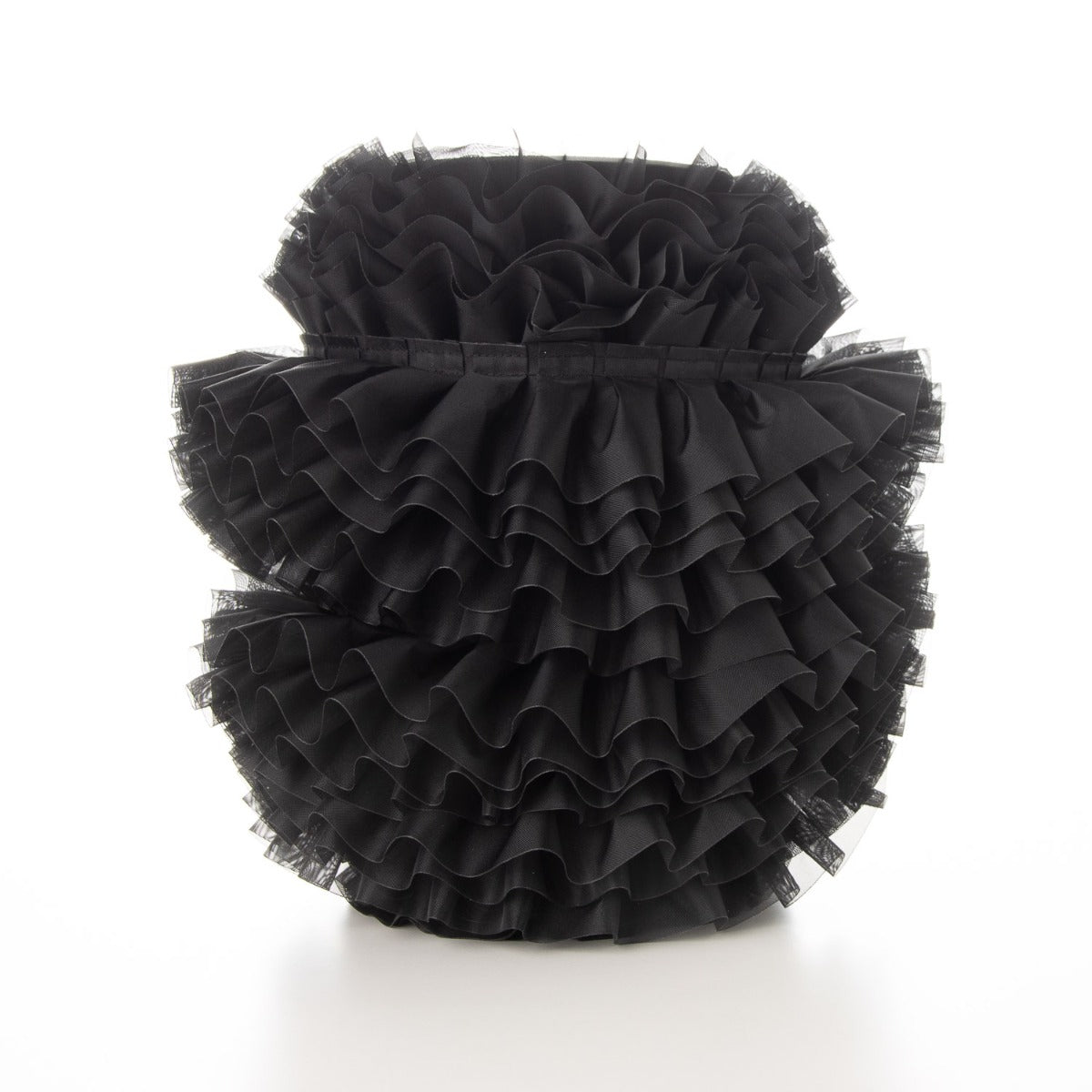 Garrucha Plissee-Band 6 cm Schwarz - Ribes y Casals