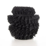 Garrucha Plissee-Band 6 cm Schwarz - Ribes y Casals
