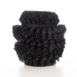 Garrucha Plissee-Band 6 cm Schwarz - Ribes y Casals