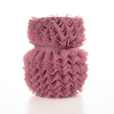 Plissiertes Garrucha-Band 6 cm Rhabarber-Rosa - Ribes y Casals